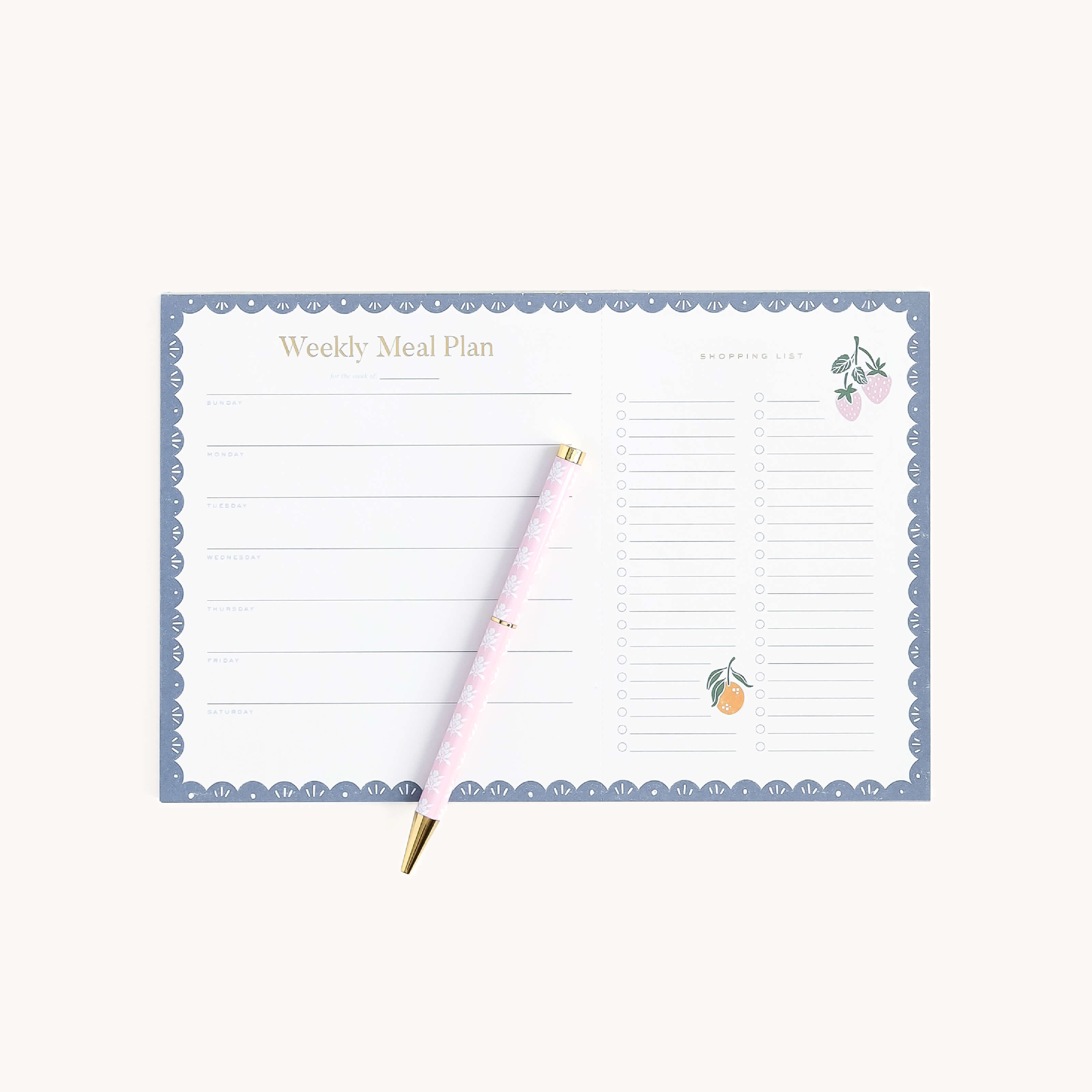 Meal Planning Notepad