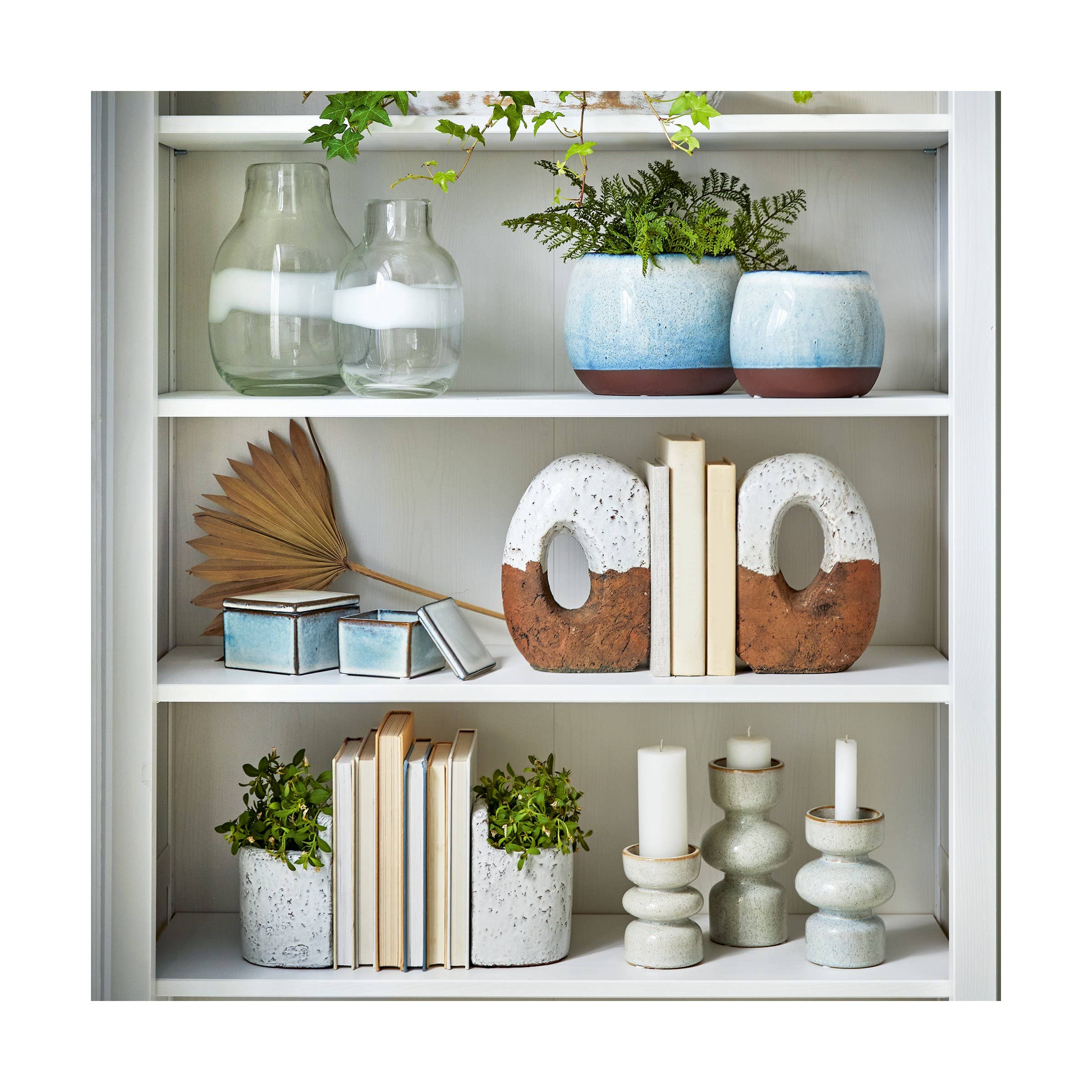 Cirrus Planter Small - White, Multi