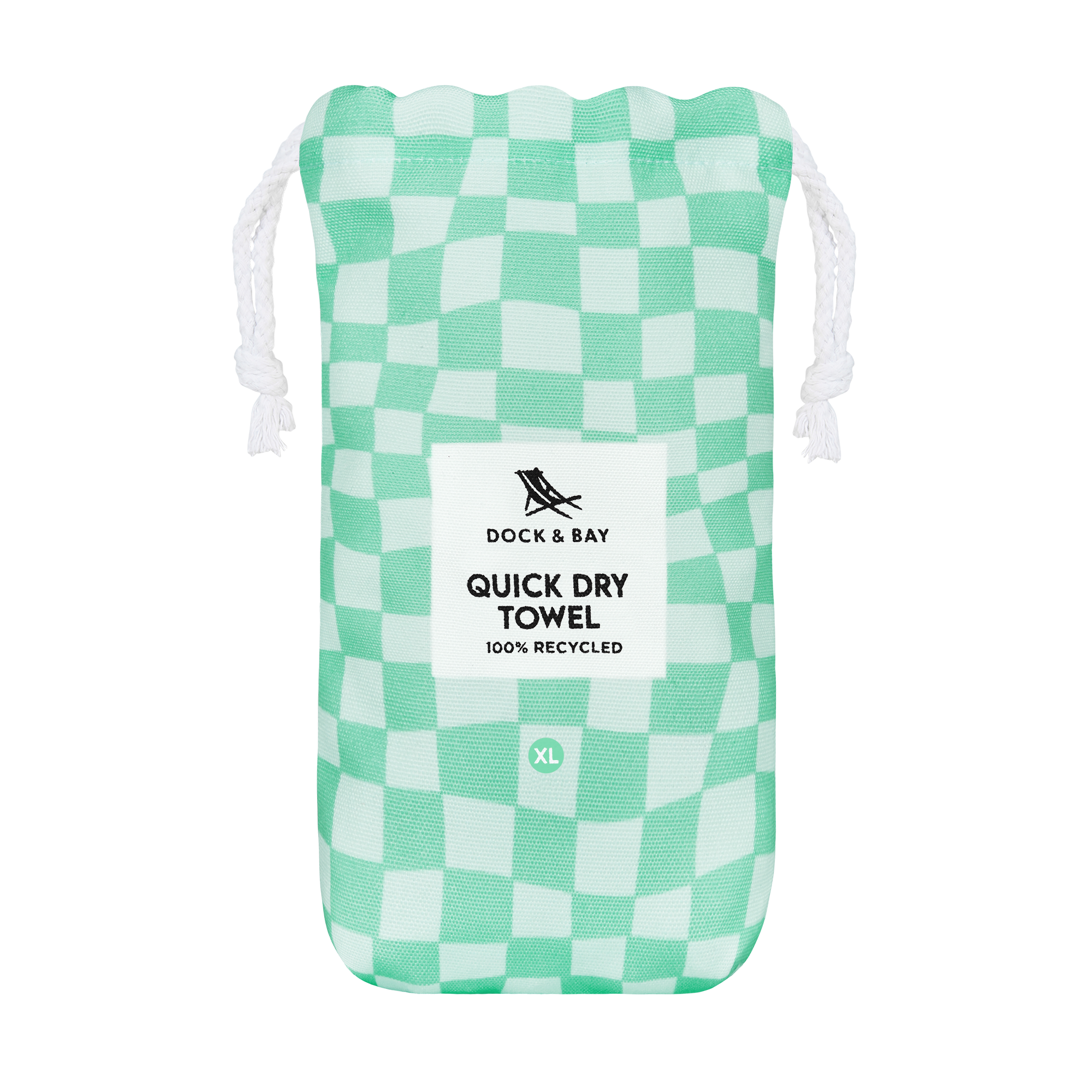 Dock & Bay Quick Dry Towels - Check Mate: Extra Large (200x90cm)