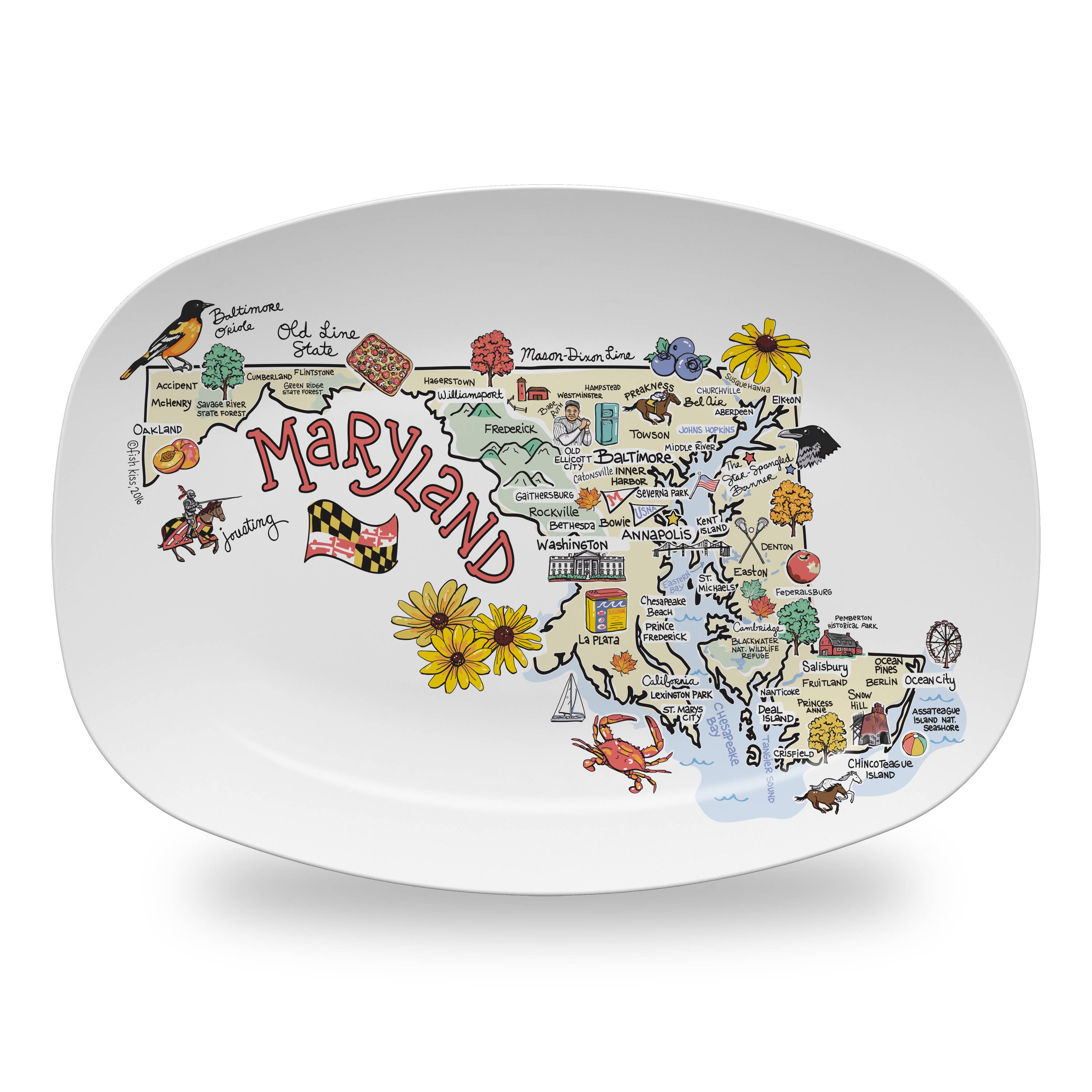Fishkiss Maryland Platter