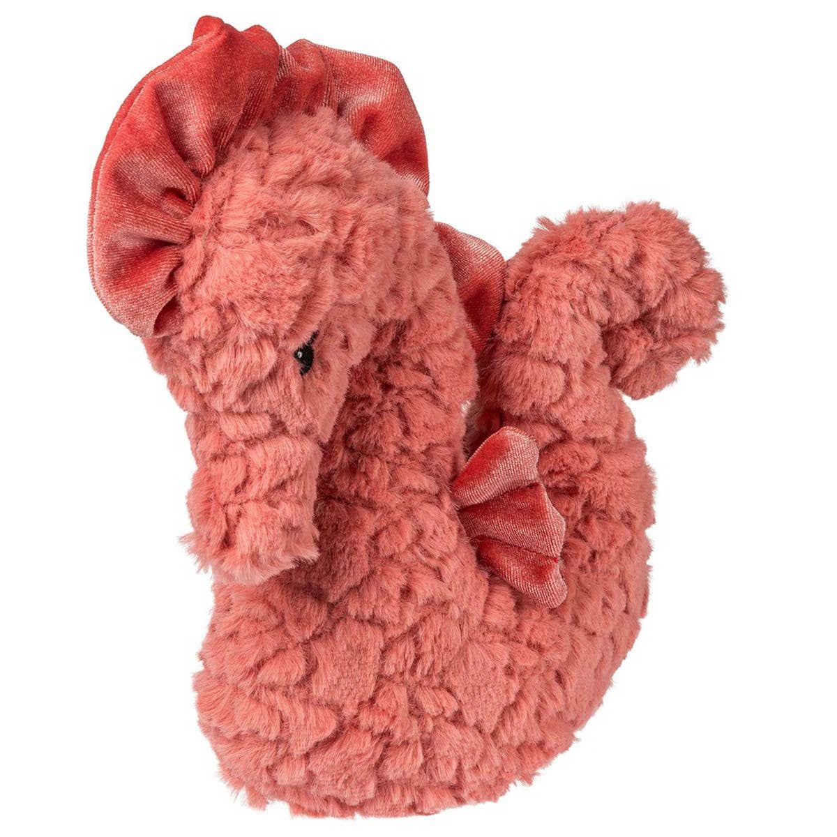 Putty Coral Seahorse - Soft Etched Fabric Plush Toy